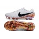 Korki Nike Tiempo Legend X Elite FG Biały Czarny Pomarańczowy