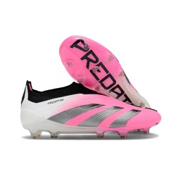 Korki adidas Predator Elite LL FG Różowy Biały Czarny