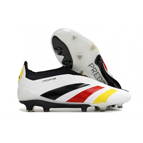 Korki adidas Predator Elite LL FG Biały Czarny Czerwony Zawistny