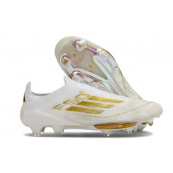 Korki Piłkarskie adidas F50+ FG Biały Złoto