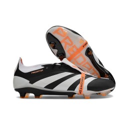 adidas Predator 24 Elite FT FG Czarny Biały Pomarańczowy