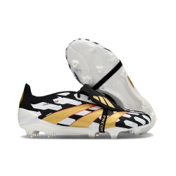 adidas Predator 24 Elite FT FG Czarny Biały Złoto