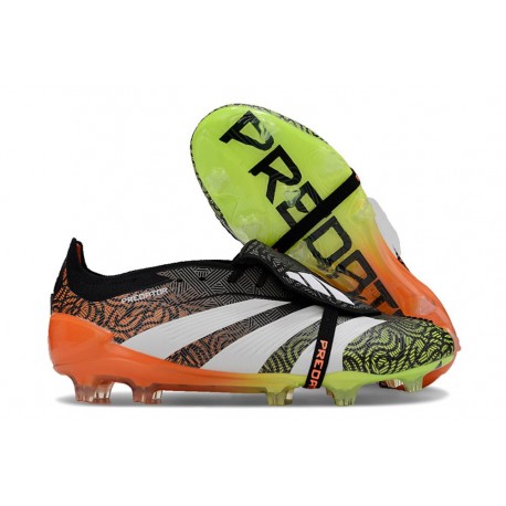 adidas Predator 24 Elite FT FG Pomarańczowy Czarny Biały Zielony