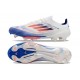 Buty adidas F50+ Elite FG Biały Niebieski Czerwony