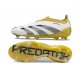 Korki adidas Predator Elite LL FG Biały Złoto 