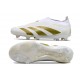 Korki adidas Predator Elite LL FG Biały Złoto