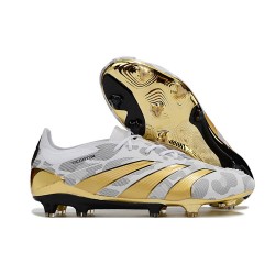 Buty adidas Predator 24 Elite FG Złoto Biały Szary