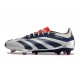 Buty adidas Predator 24 Elite FG Srebro Niebieski Czerwony