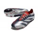 Buty adidas Predator 24 Elite FG Srebro Niebieski Czerwony