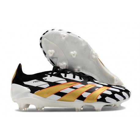 Buty adidas Predator 24 Elite FG Srebro Niebieski Czerwony