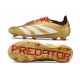 Buty adidas Predator 24 Elite FG Złoto Biały Czerwony