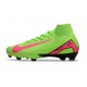 Nike Mercurial Superfly 10 Elite FG Zielony Różowy