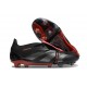 Korki adidas Predator Elite Tongue FG Czarny Czerwony